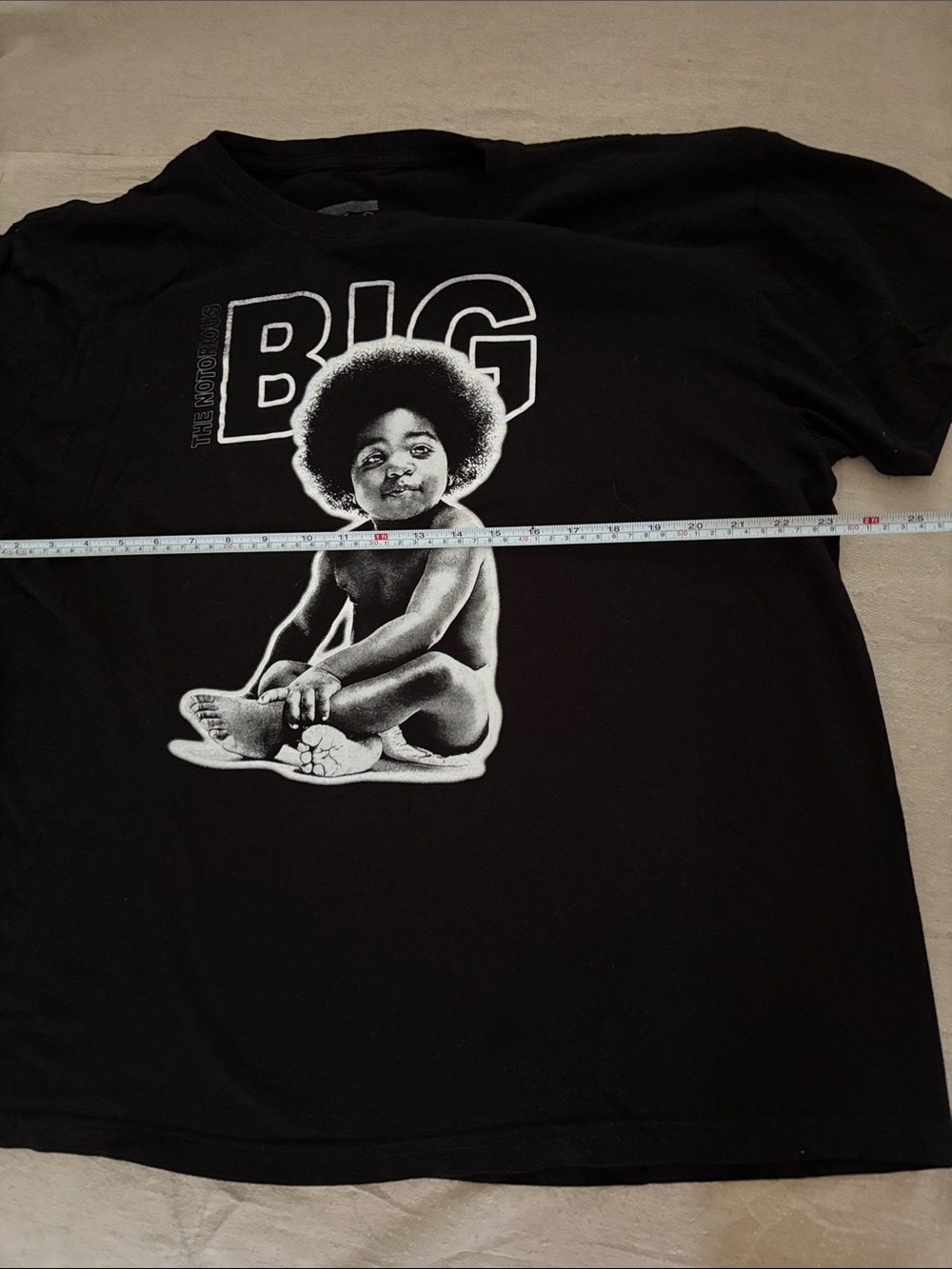 The Notorious B.I.G. Baby Logo Black Graphic Tee 2XL - Picture 4 of 6